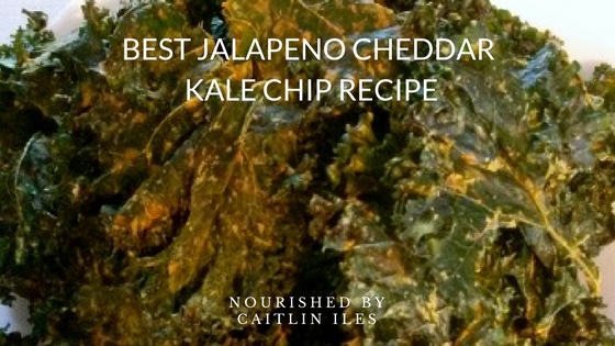 Vegan Jalapeño Cheddar Kale Chips Recipe