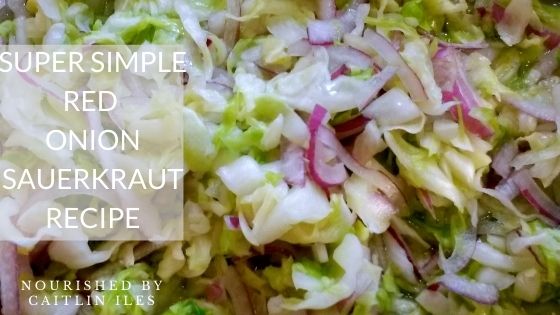 Red Onion Sauerkraut Recipe