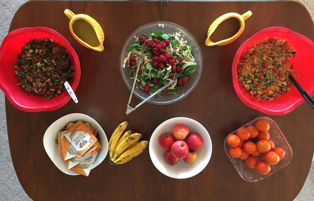 Healthy Food Prepared at Wellness Retreat Saskatchewan