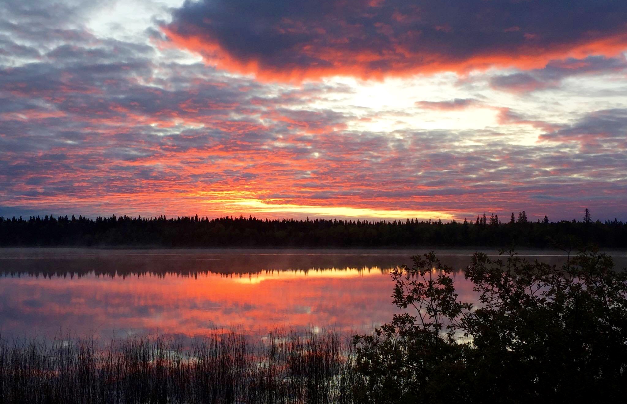 Sunrise at Yoga & Wellness Retreat Saskatchewan