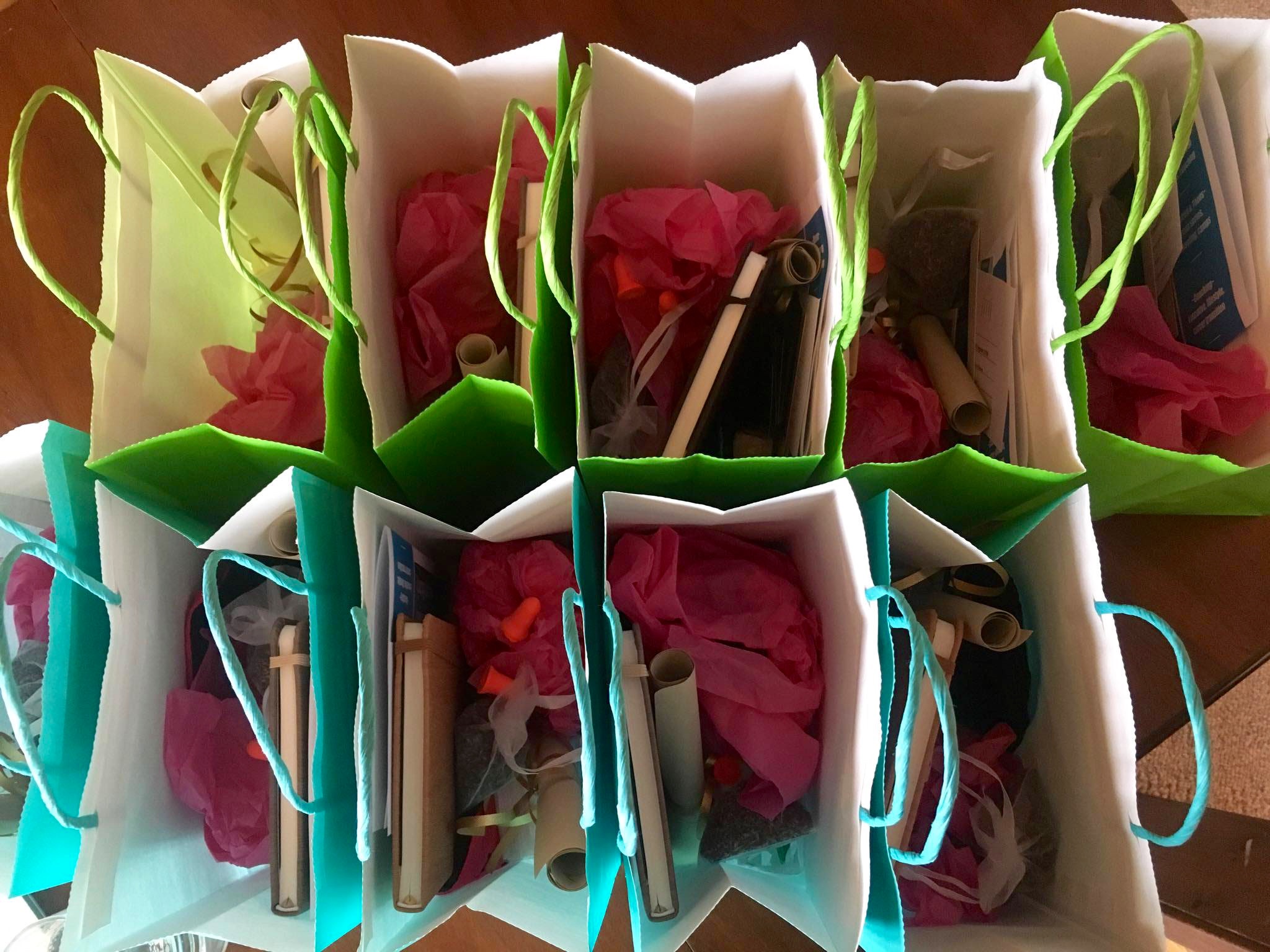 Gift Bags Healthy Yoga Retreat Saskatchewan