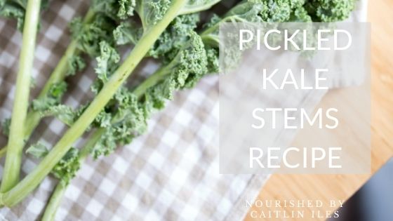 Pickled Kale Stems Recipe