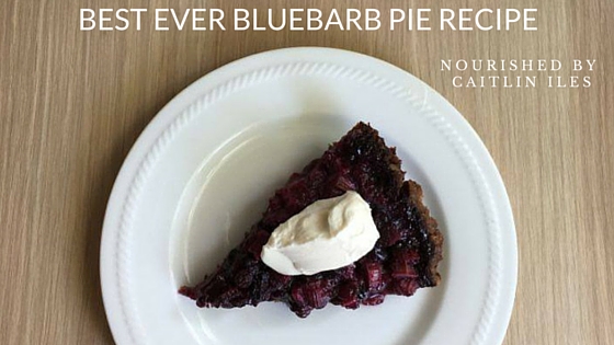 Best Ever Bluebarb Pie Recipe