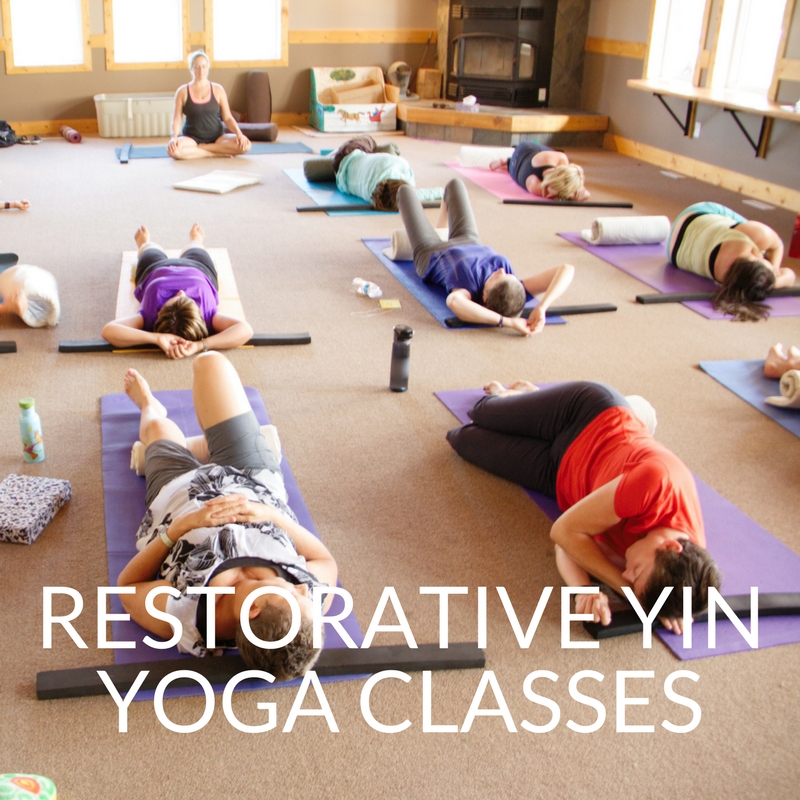 Restorative Yin Yoga Classes with caitlin iles
