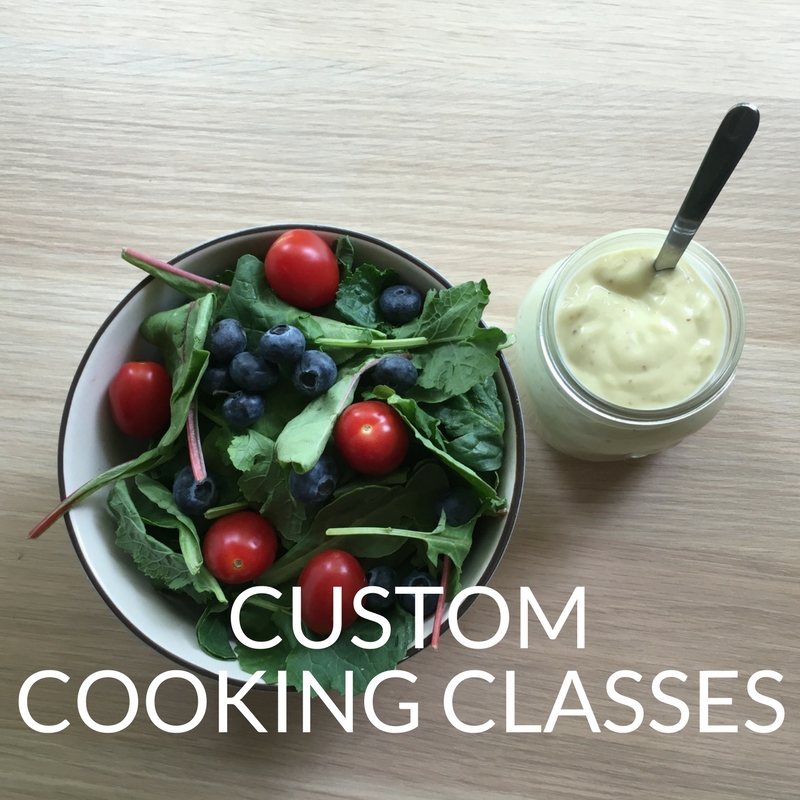 custom cooking classes with caitlin iles
