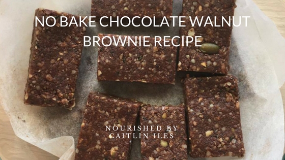 No-Bake Chocolate Walnut Brownie Recipe