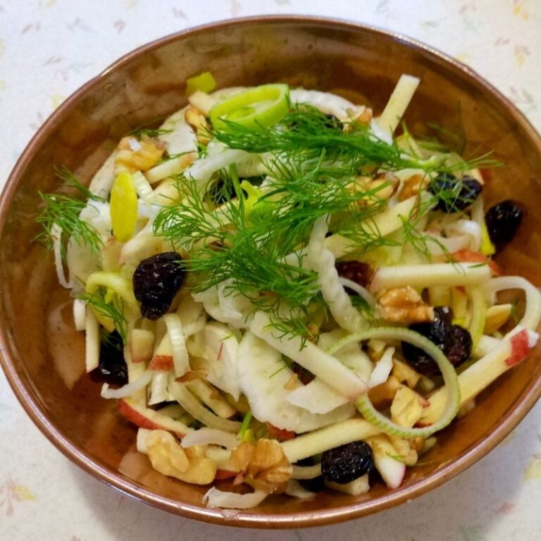 Super Simple Fennel, Leek, & Apple Summer Slaw NOURISHED