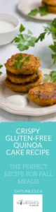 Crispy Gluten-Free Quinoa Cakes Recipe