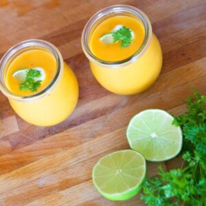 Vegan Lemongrass Coconut Carrot Soup Recipe