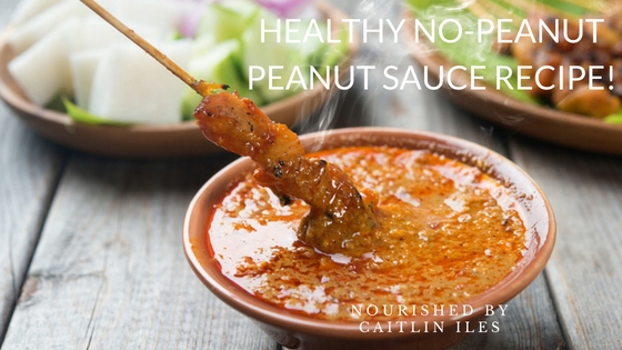 Healthy No-Peanut Peanut Sauce Recipe