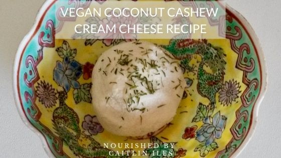 Coconut Cashew Cream Cheese Recipe