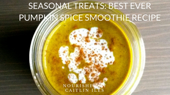 Seasonal Treats: Pumpkin Spice Smoothie Recipe
