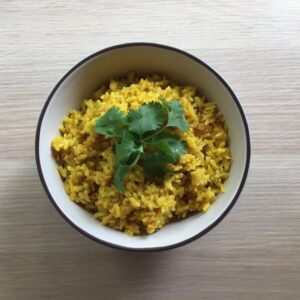 Vegan Turmeric Coconut Rice Recipe