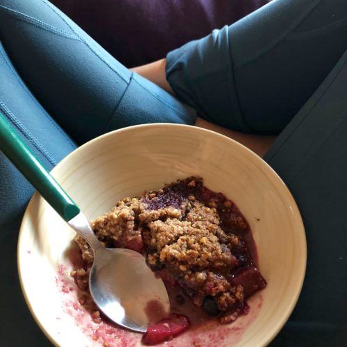 Grain Free Rhubarb Crisp Recipe