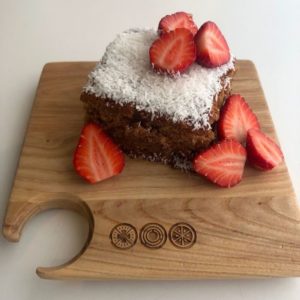 Paleo Strawberry Zucchini Cake Recipe