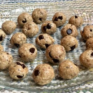 Gluten Free Chewy Cashew Collagen Chocolate Cookie Bites