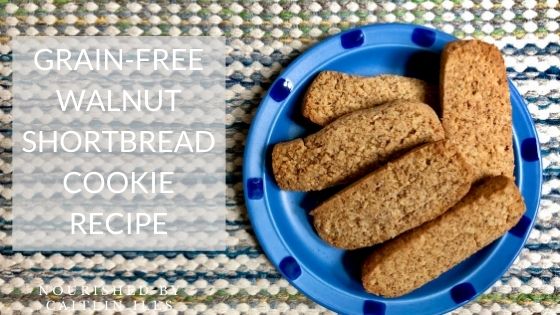 Grain-Free Walnut Shortbread Cookie Recipe